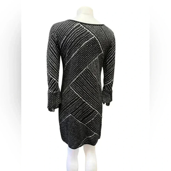 Nic+Zoe Midi  Knit Formal Long Sleeve Dress Size Small - Picture 2 of 6